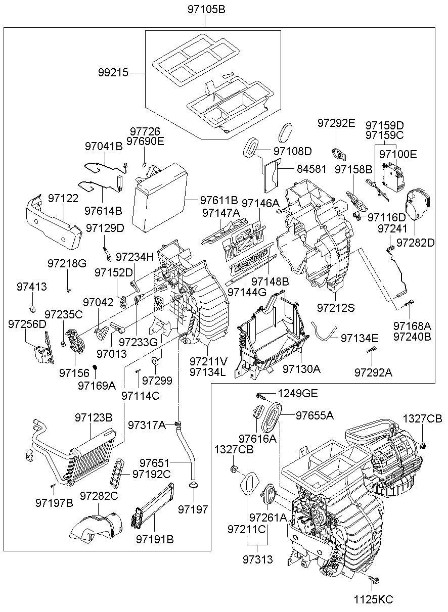 Heater & Blower Unit