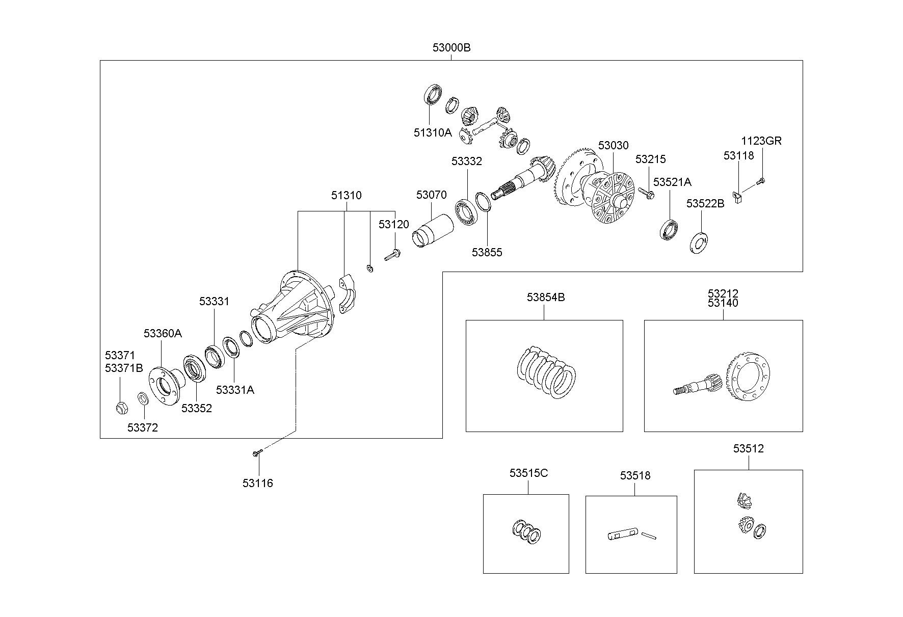 Rear Differential Carrier
