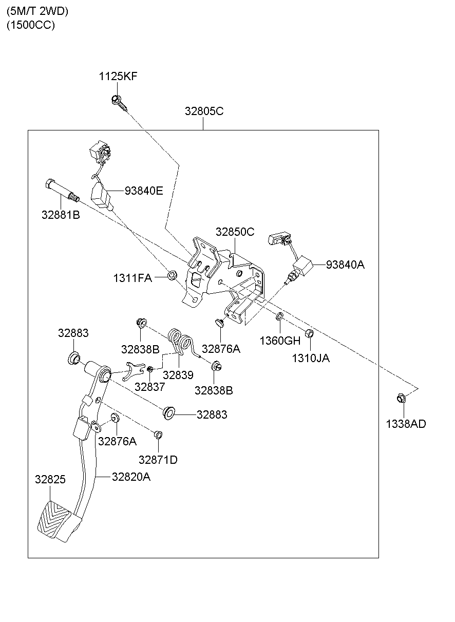 Brake & Clutch Pedal