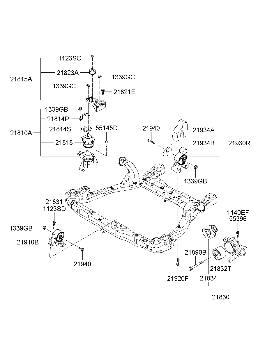 Engine Transaxle Mounting