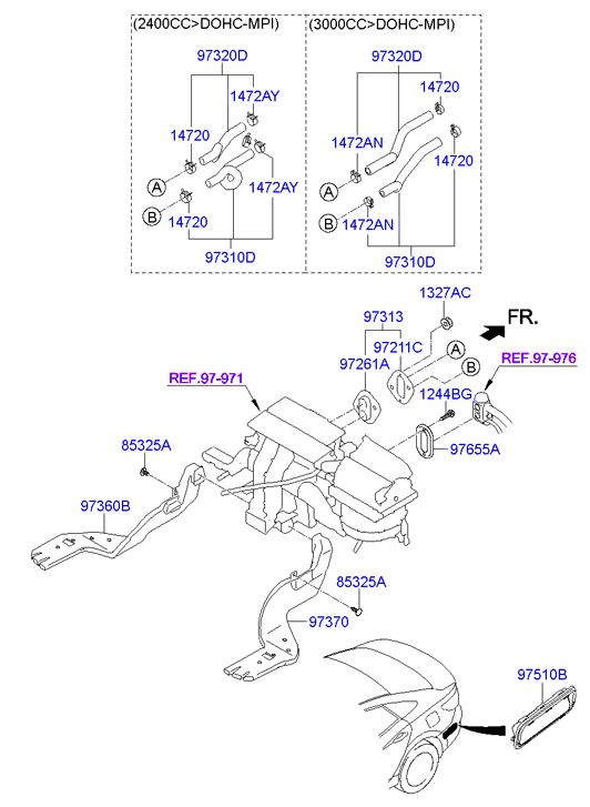 Manguera del conducto del sistema de calefacción