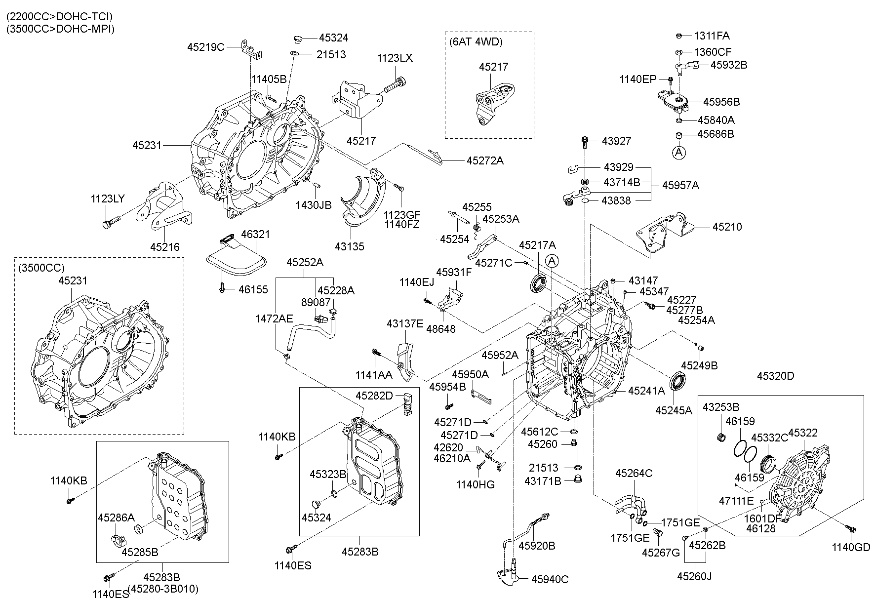 Auto Transmission Case