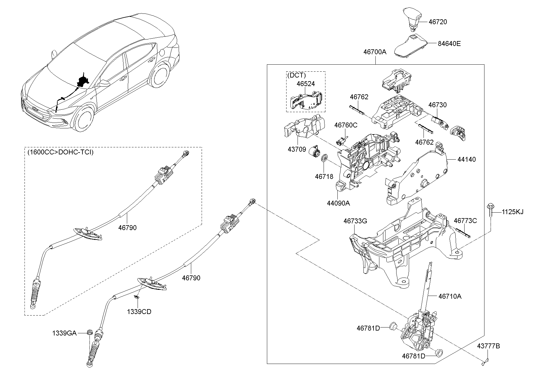 Shift Lever Control