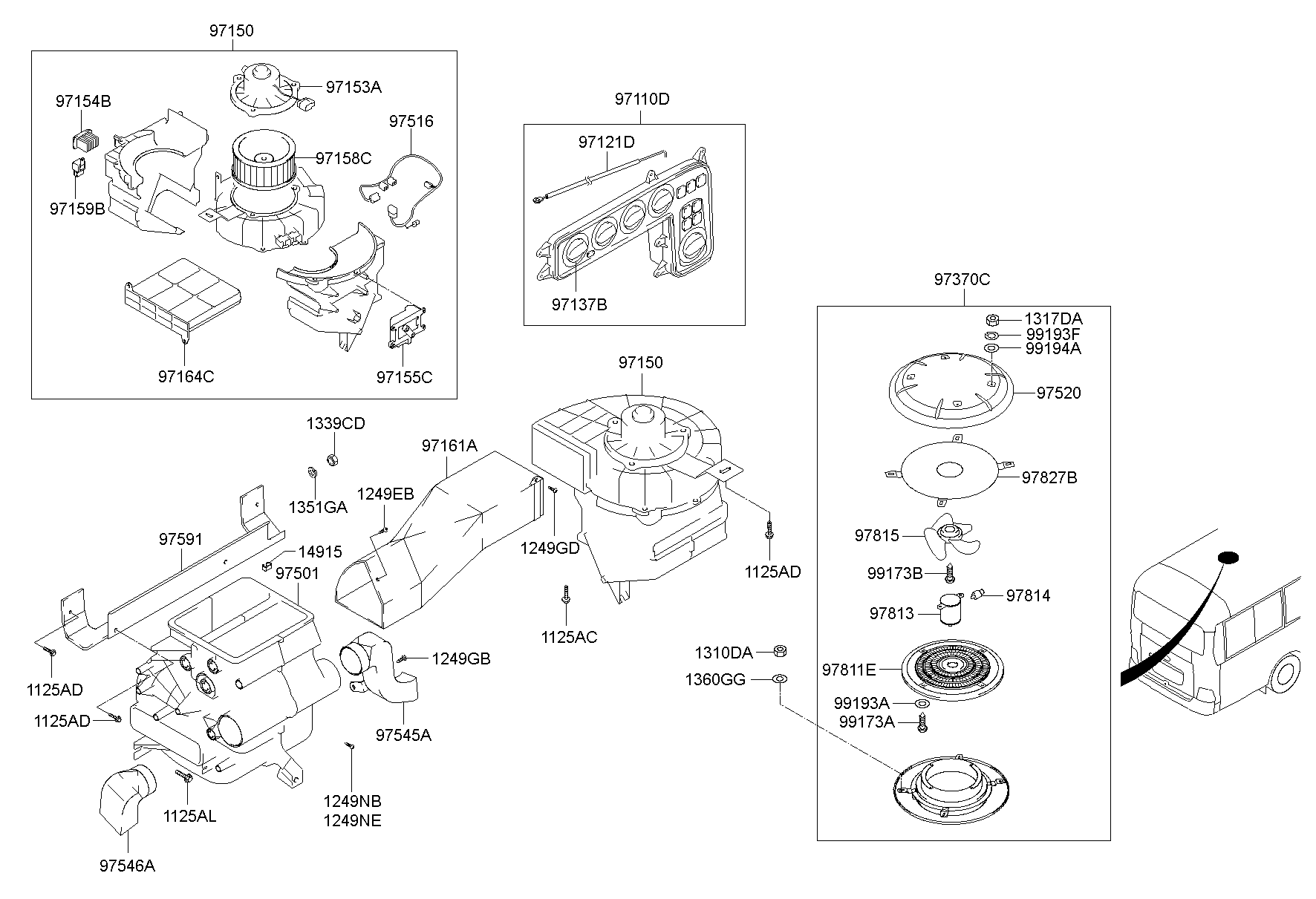 97155-5A000 Motor Act Assy-Inlet Hyundai | YoshiParts