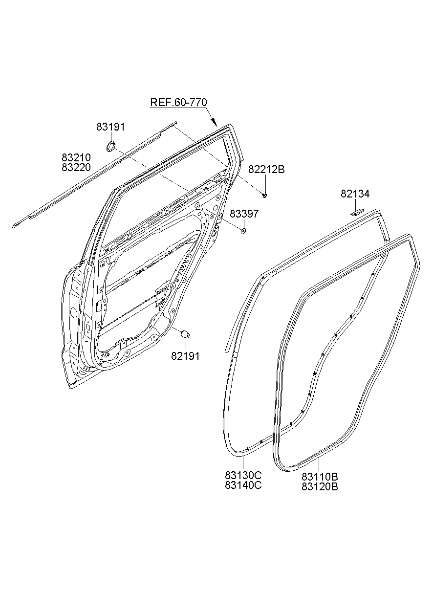 Rear Door Moulding