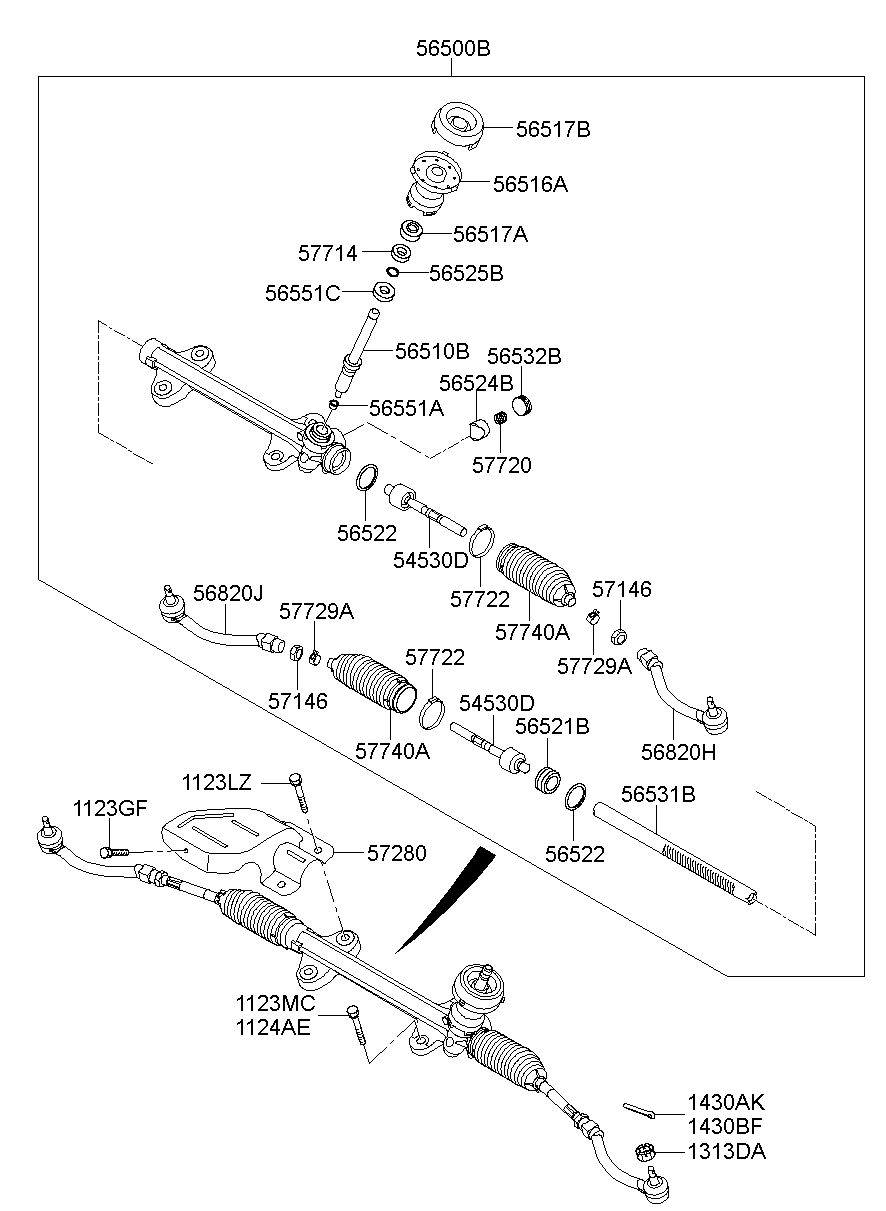 Power Steering Gear Box