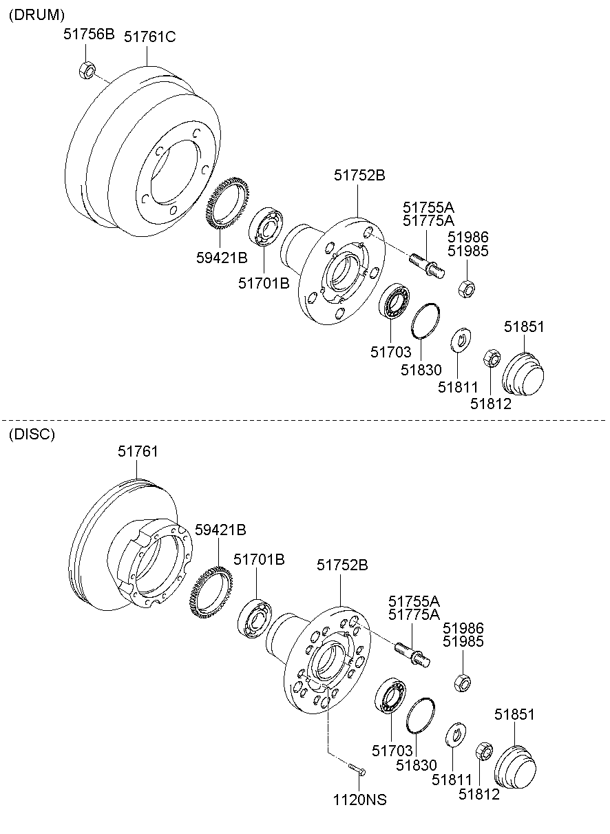 Front Axle Hub