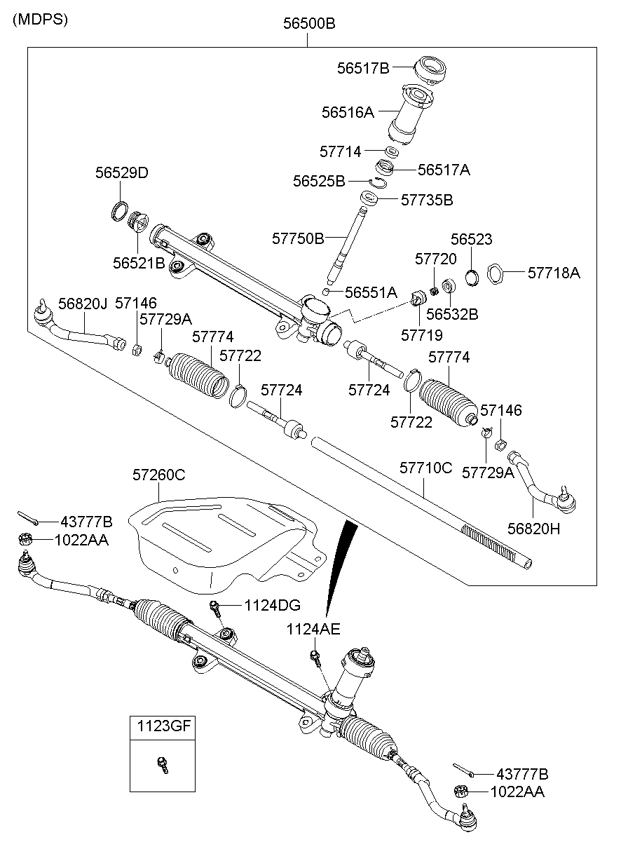 Power Steering Gear Box