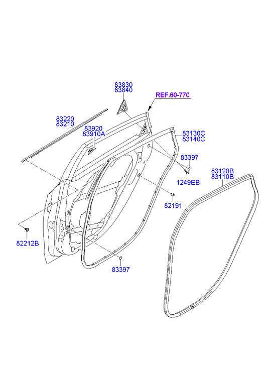 Rear Door Moulding