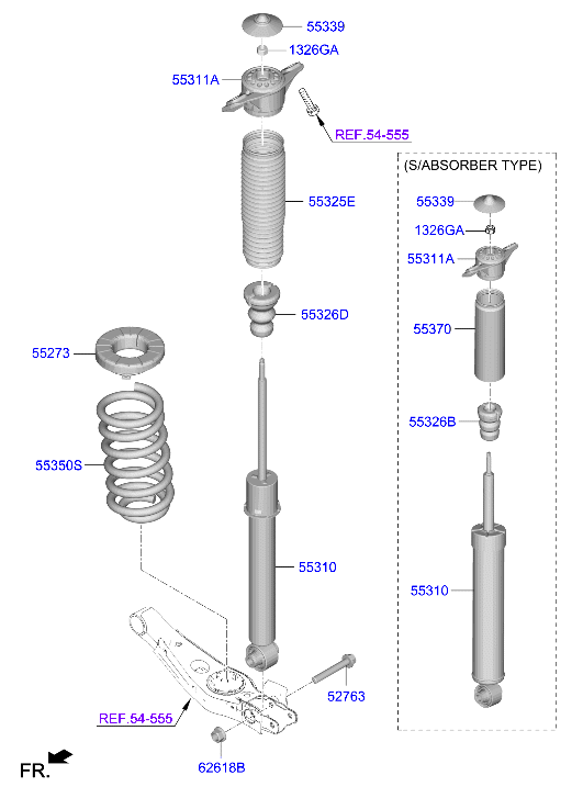 Rear Spring & Strut