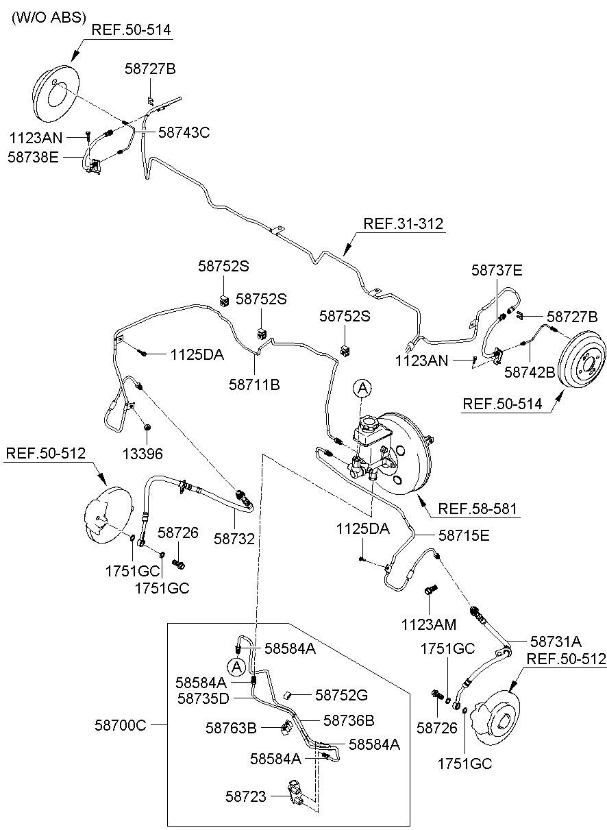 Brake Fluid Line