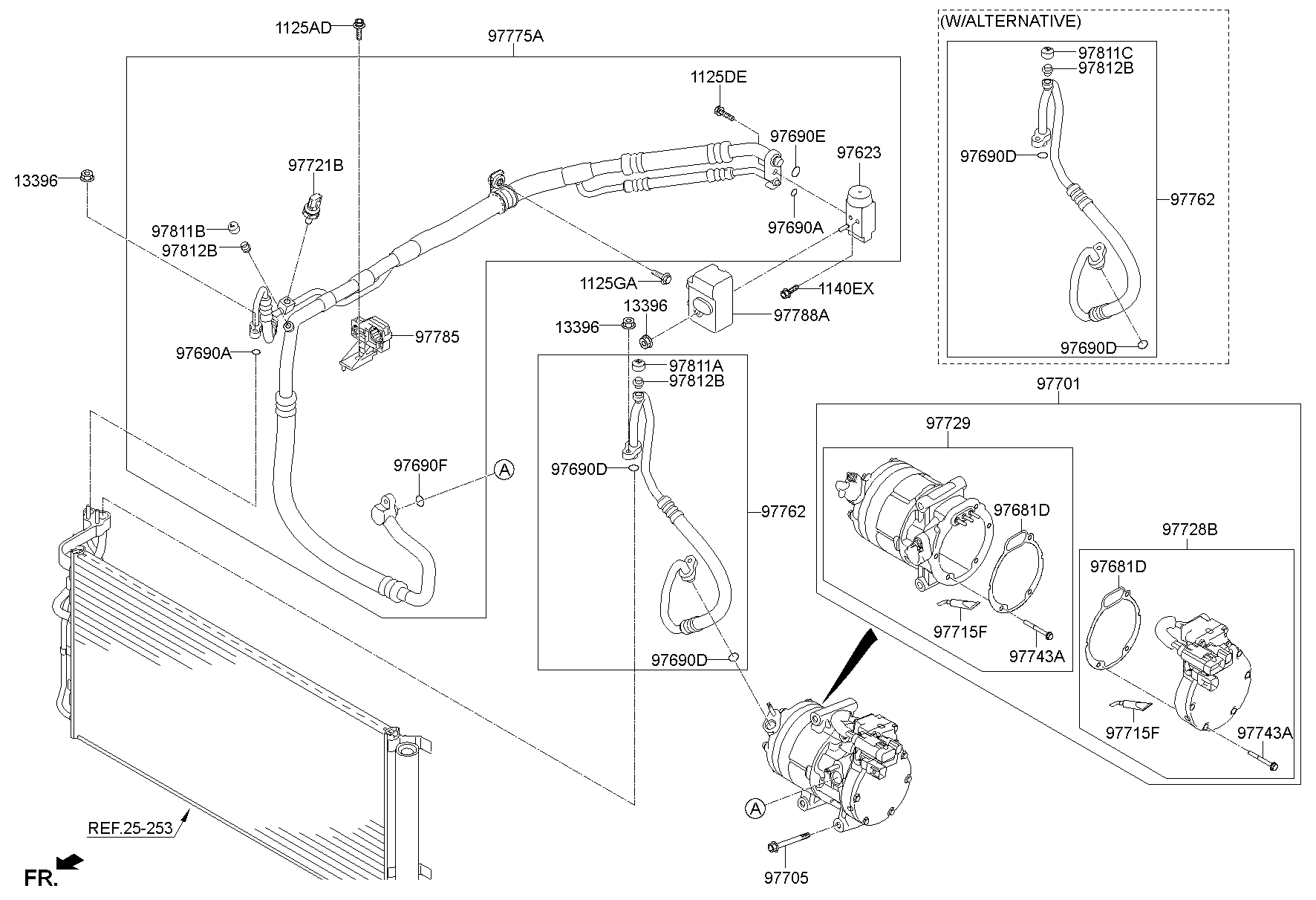 Aircon System Cooler Line