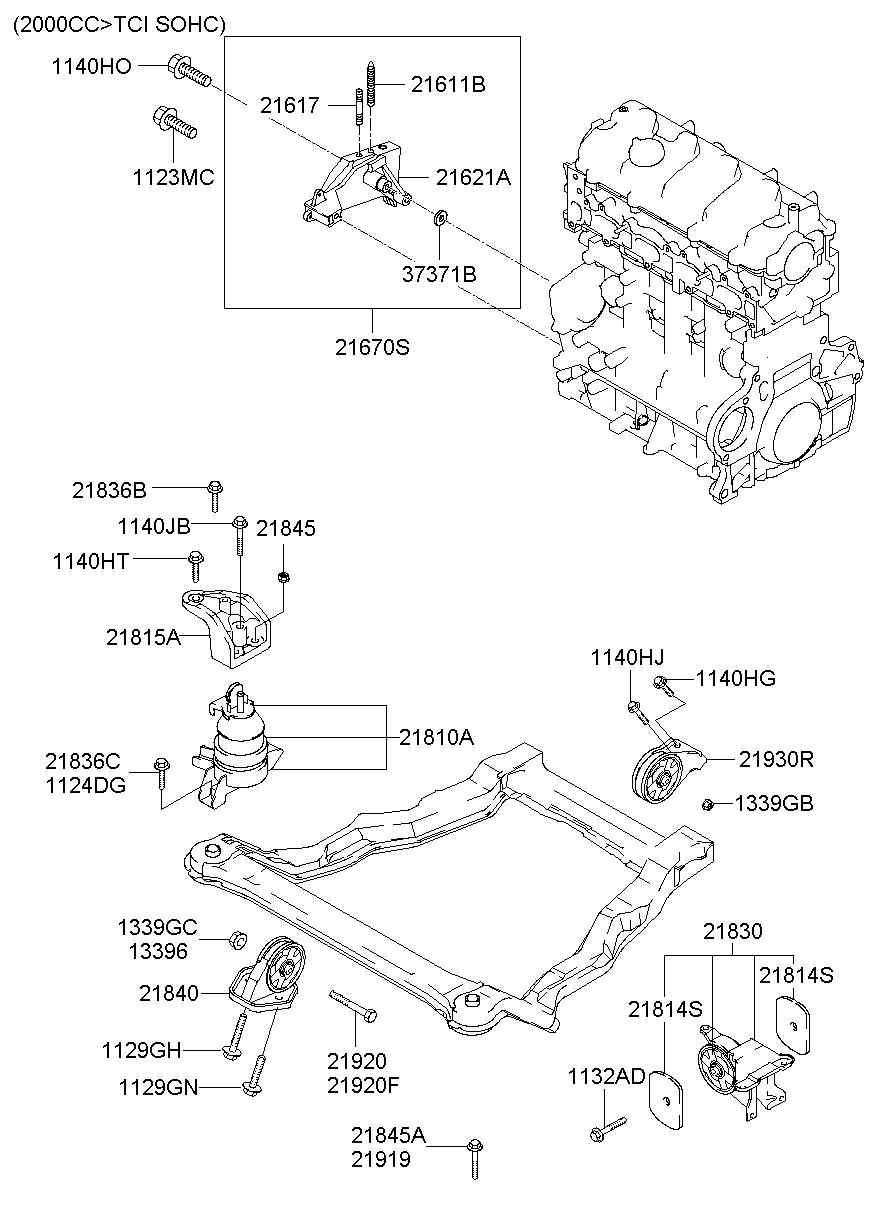 Engine Transaxle Mounting