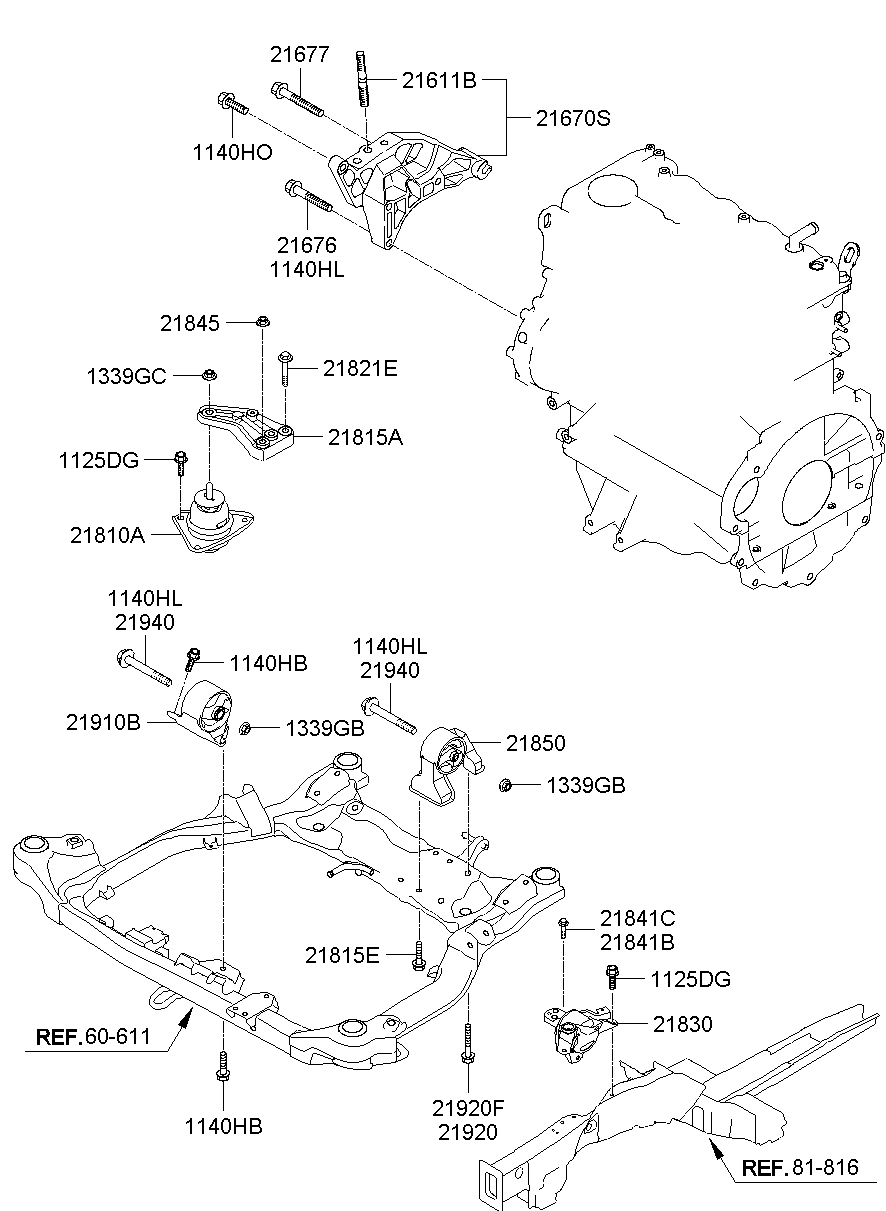 Engine Transaxle Mounting