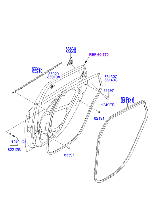 Rear Door Moulding