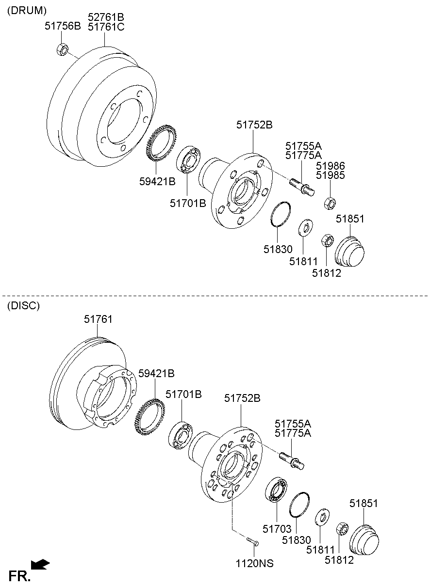 Front Axle Hub