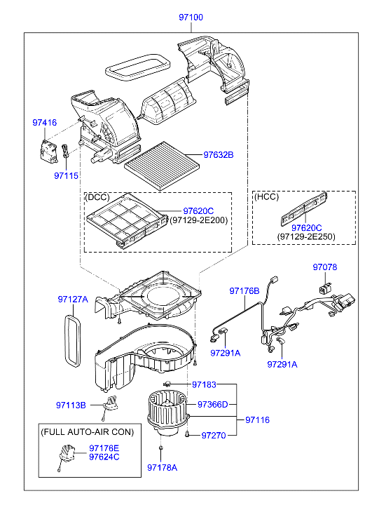 Heater System Blower Unit