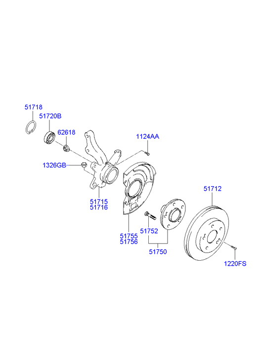 Front Axle Hub