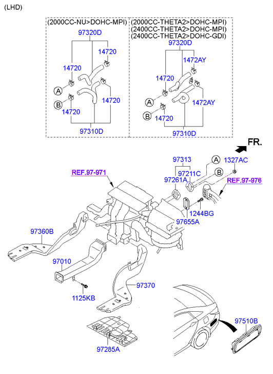 Manguera del conducto del sistema de calefacción