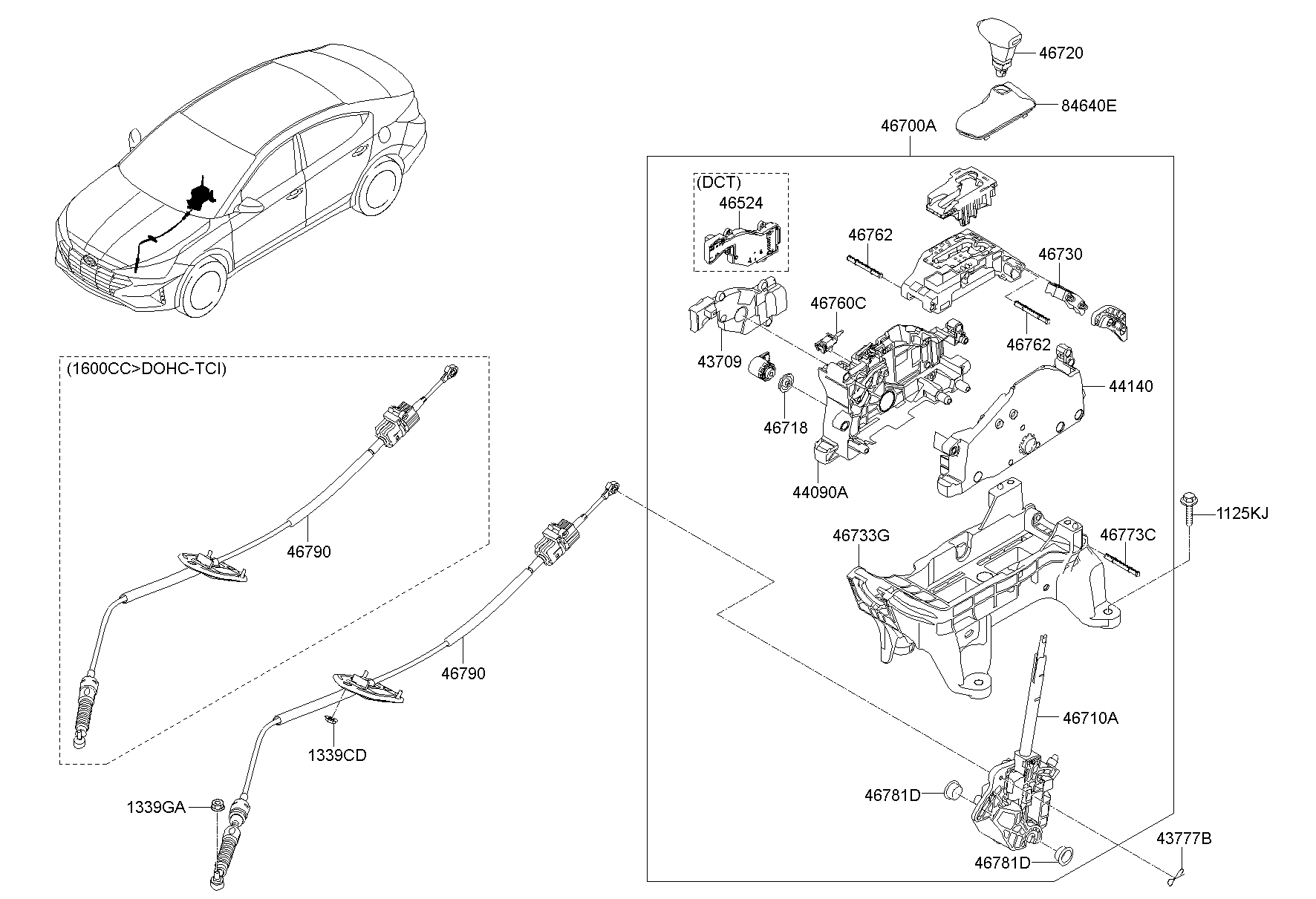 Shift Lever Control