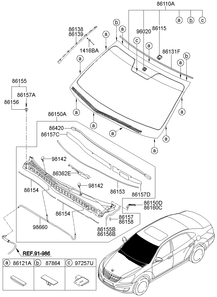Windshield Glass
