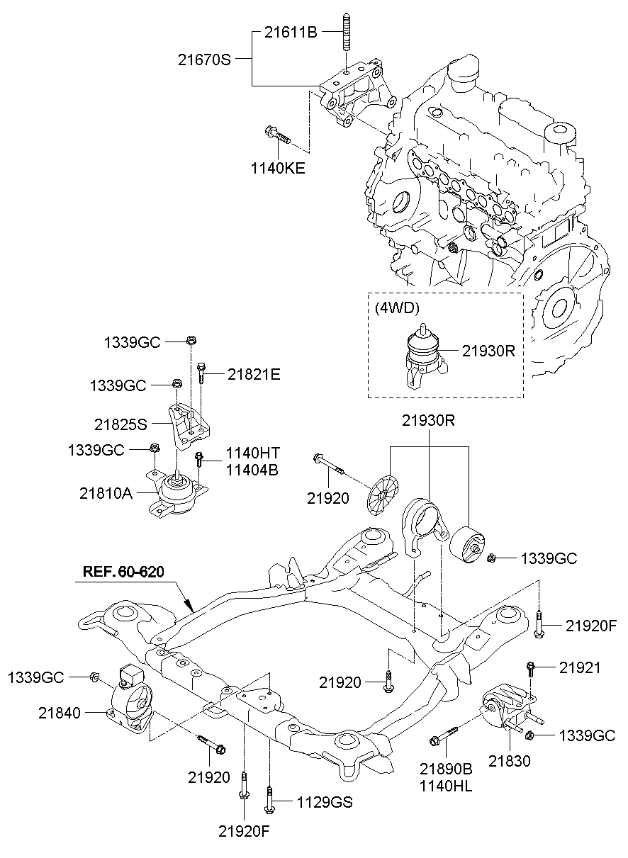 Engine Transaxle Mounting