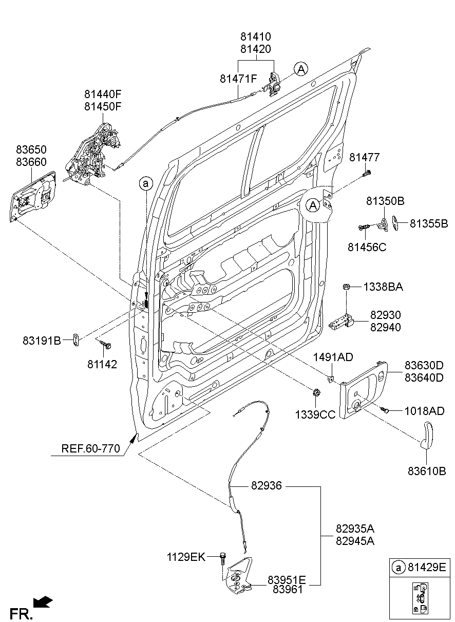 Rear Door Locking System