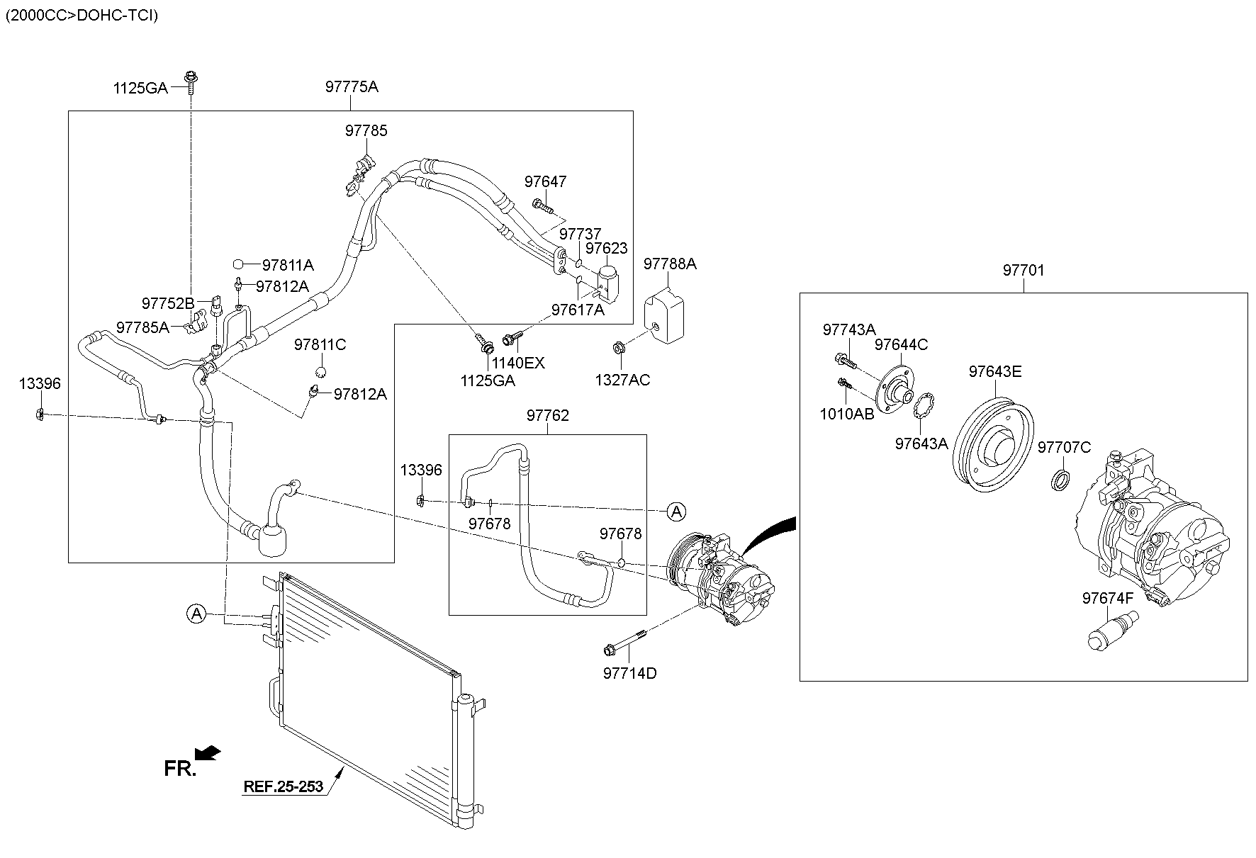 Aircon System Cooler Line