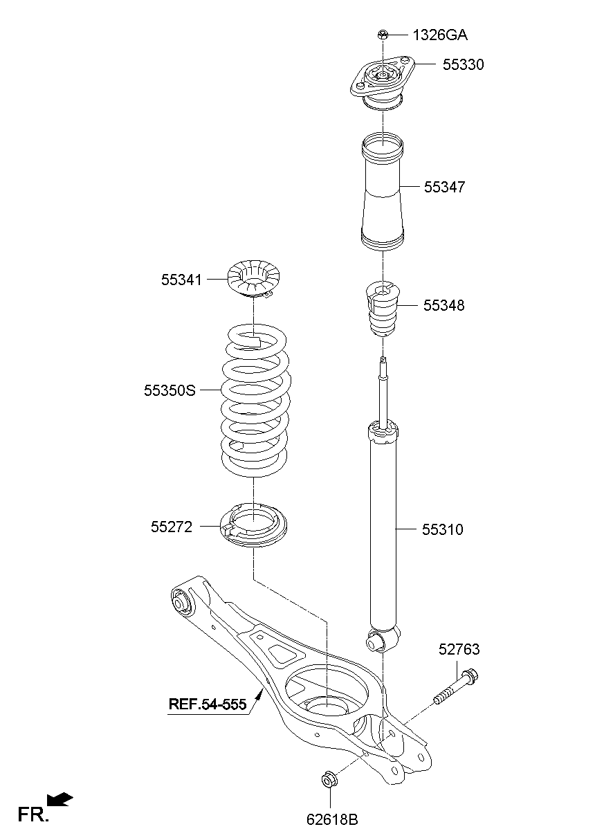 Rear Spring & Strut