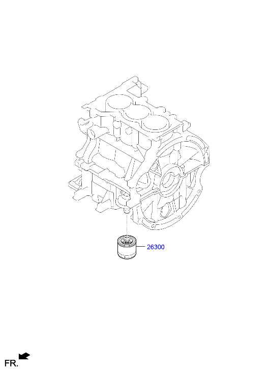 Front Case Oil Filter