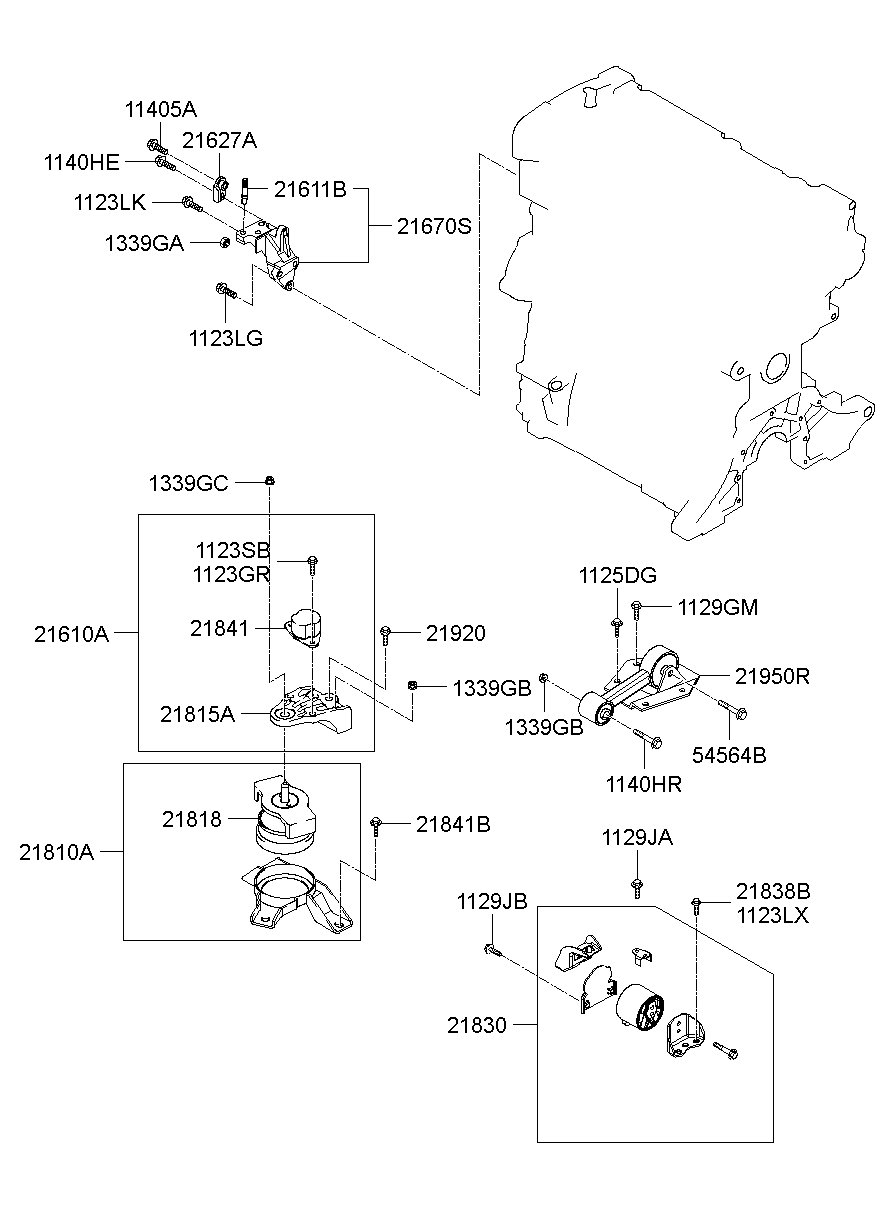 Engine Transaxle Mounting