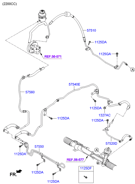 Power Steering Oil Line