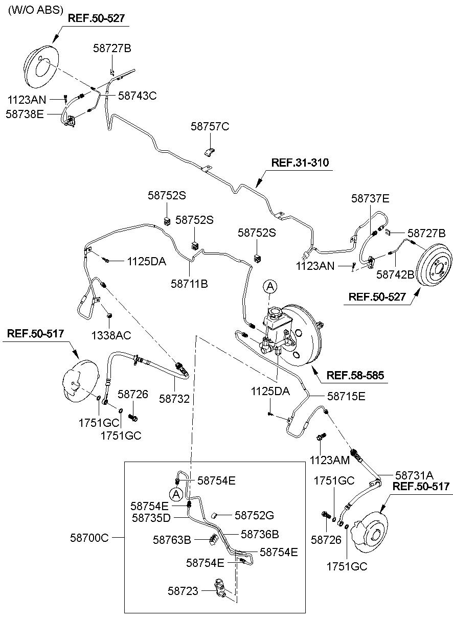 Brake Fluid Line