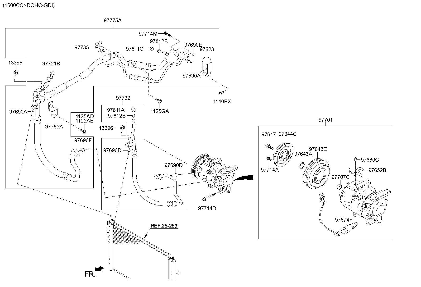 Aircon System Cooler Line