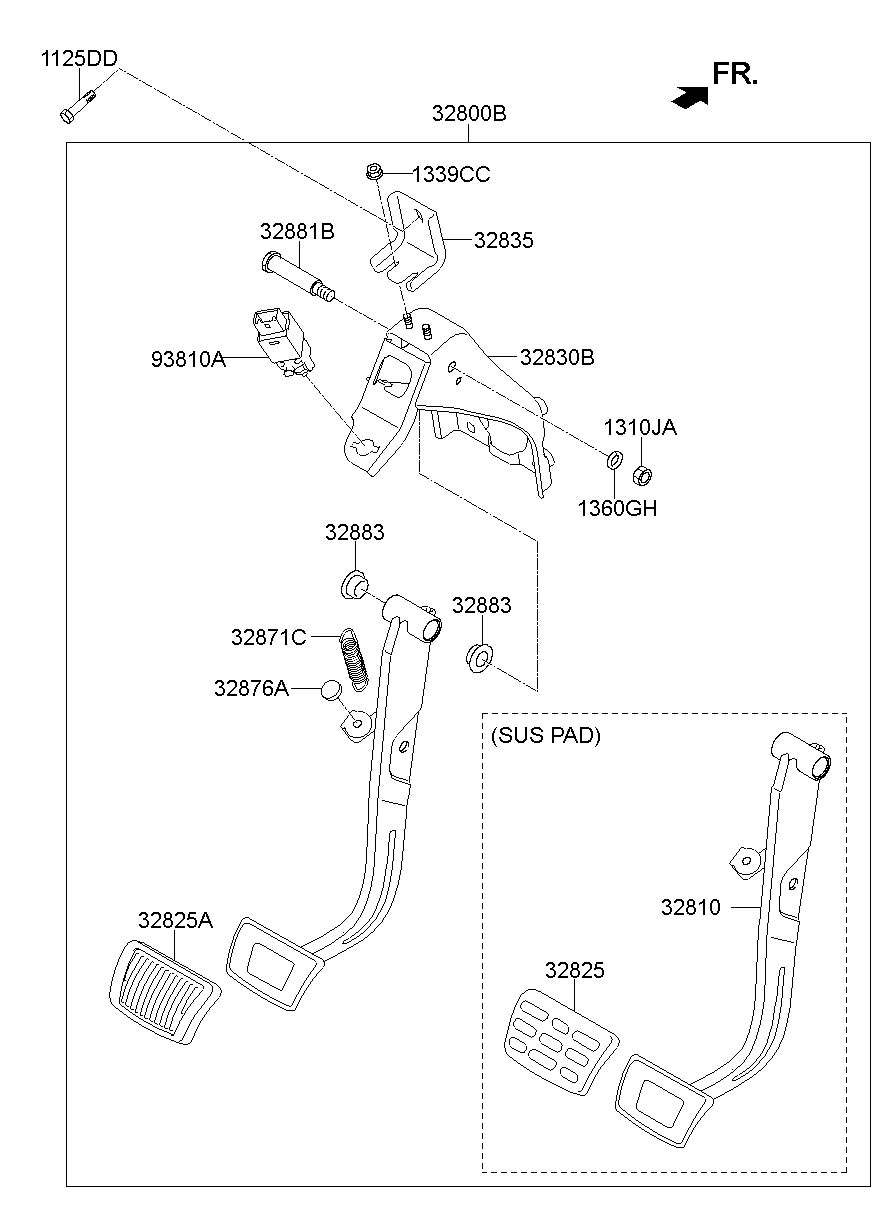 Brake & Clutch Pedal