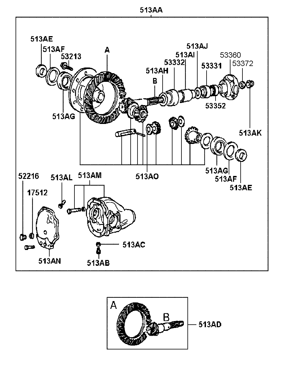Front Axle Differential