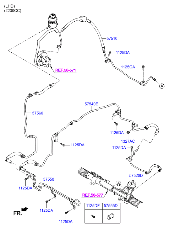 Power Steering Oil Line