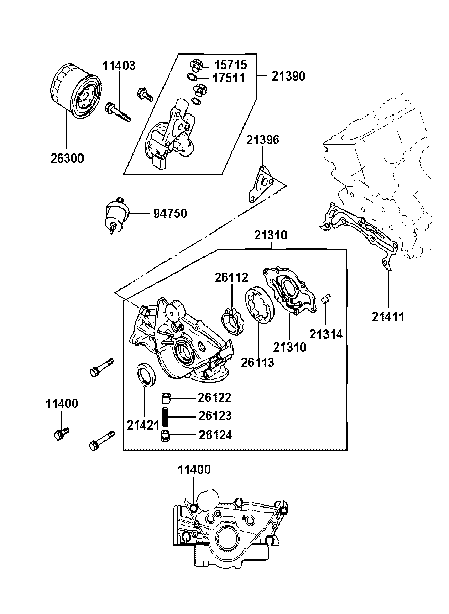 Oil Pump & Oil Filter