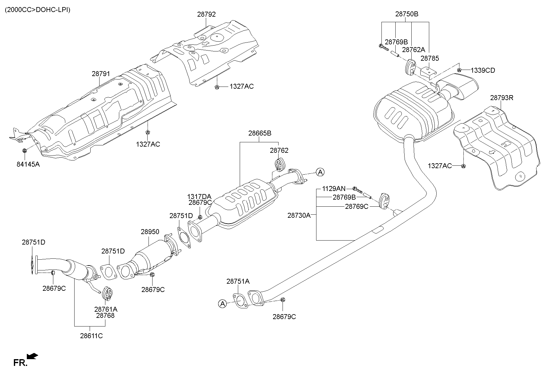 Muffler, Exhaust Pipe