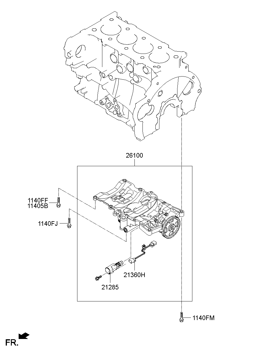 Front Case Oil Filter