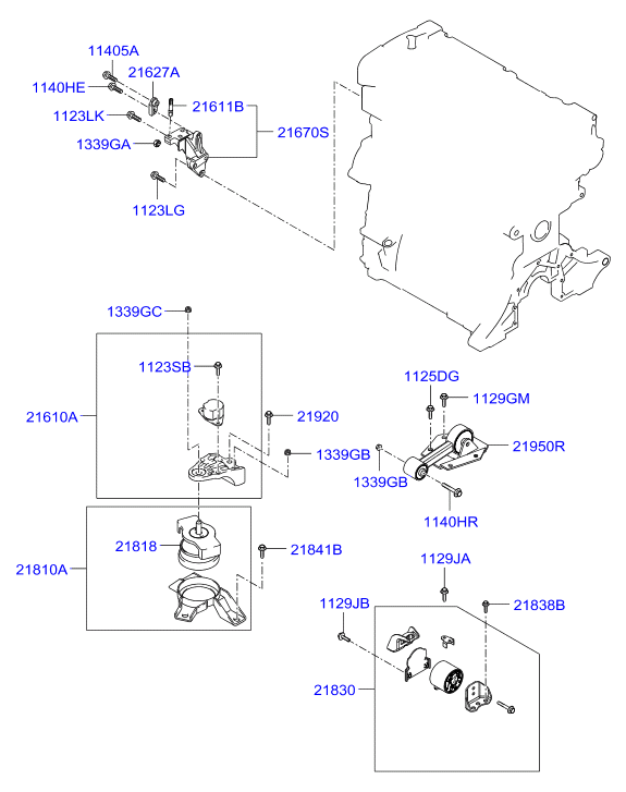 Engine Transaxle Mounting