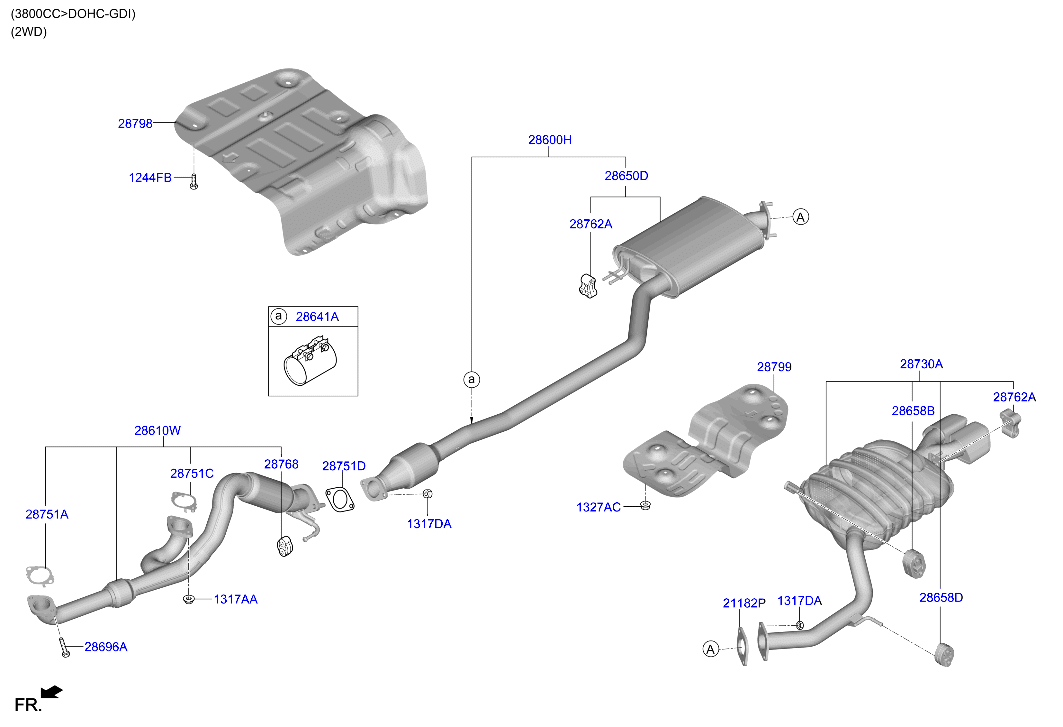Muffler, Exhaust Pipe