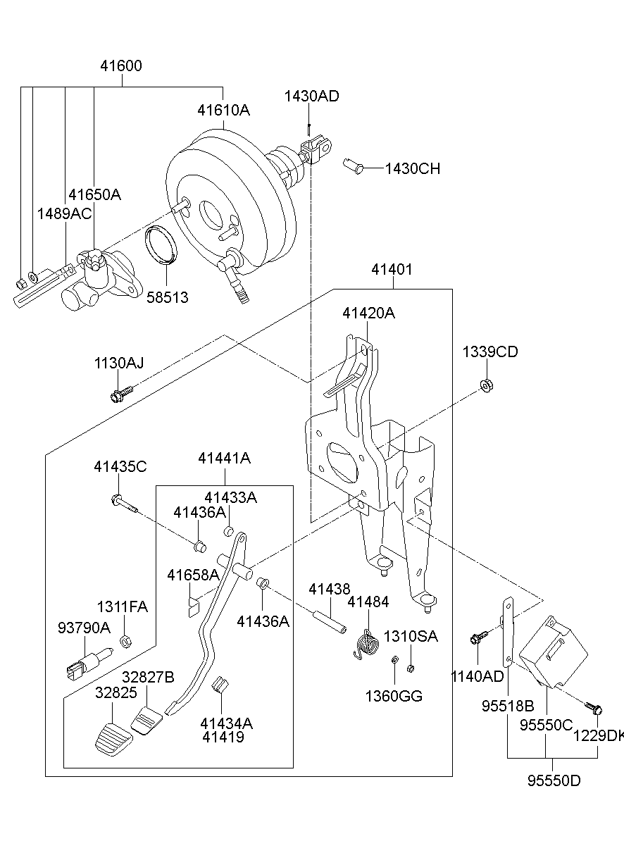 Clutch & Brake Pedal