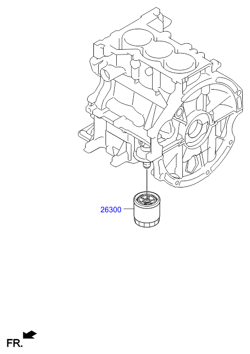 Front Case Oil Filter