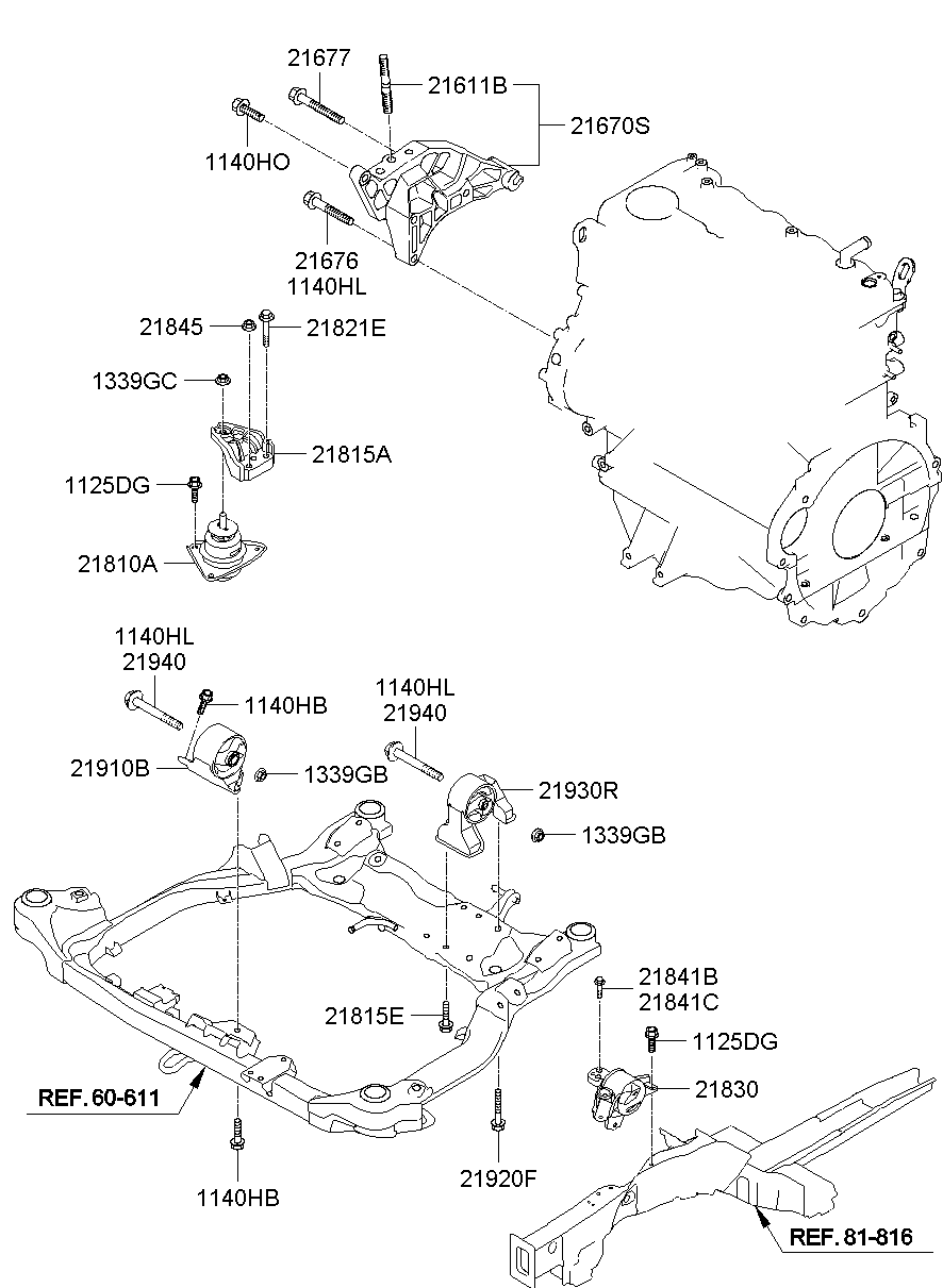 Engine Transaxle Mounting