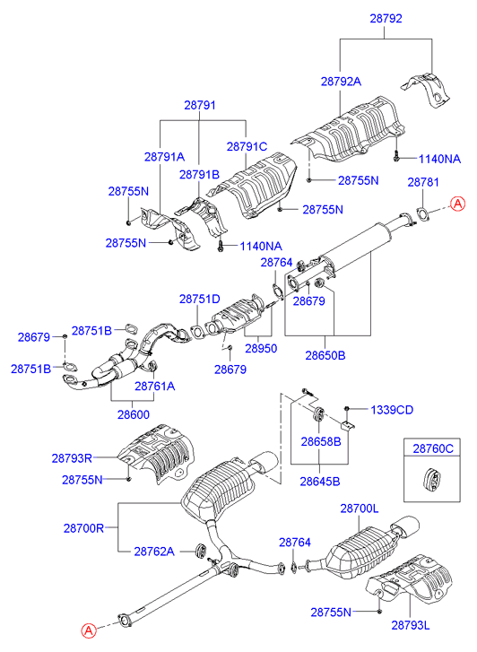 Muffler, Exhaust Pipe