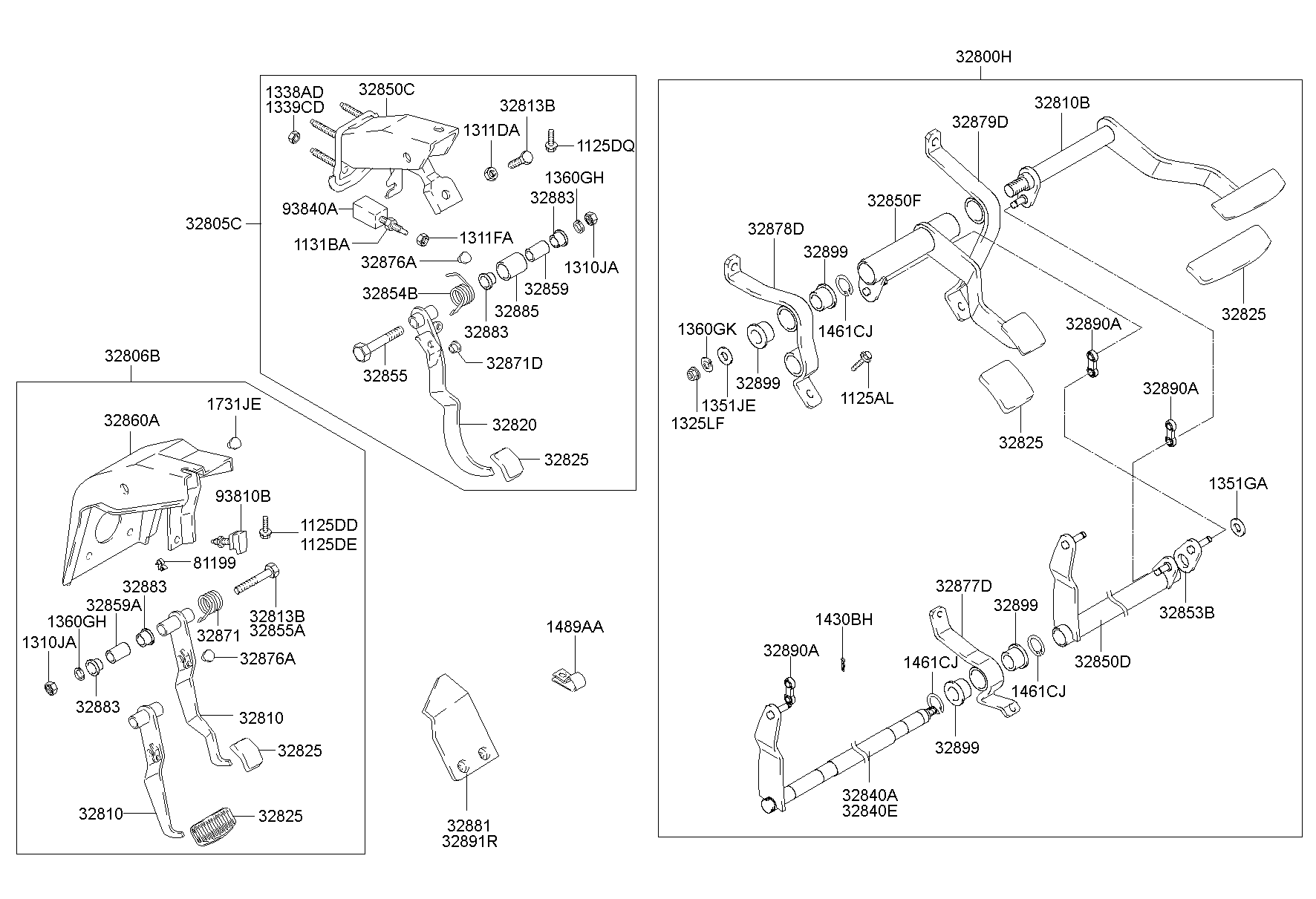 Clutch & Brake Pedal