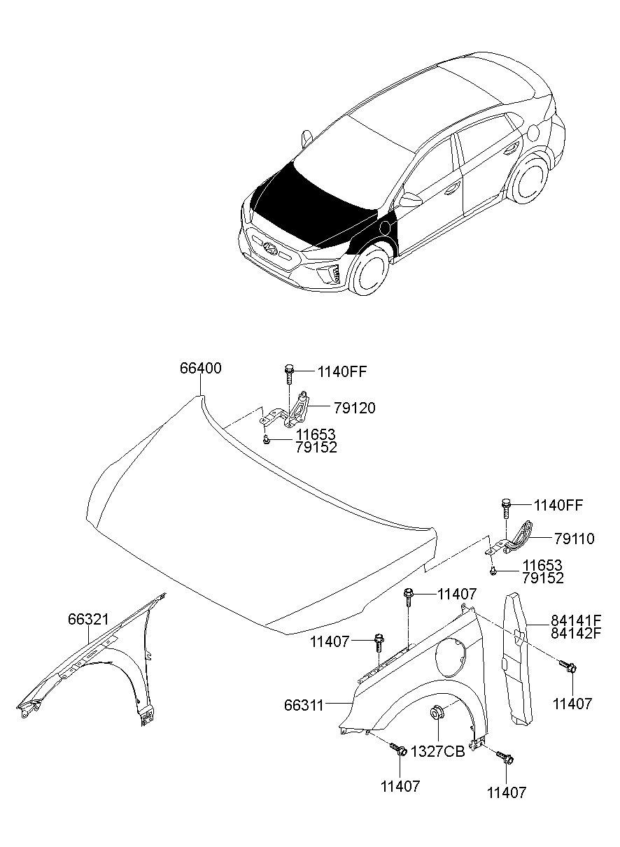 Fender & Hood Panel