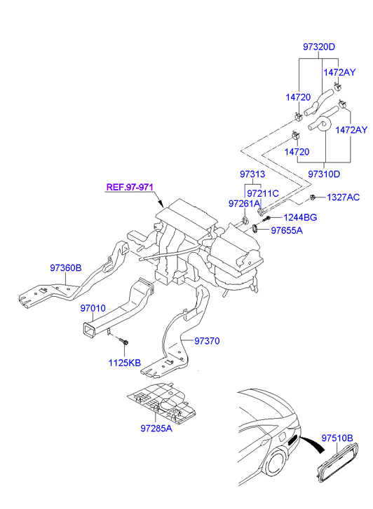 Manguera del conducto del sistema de calefacción