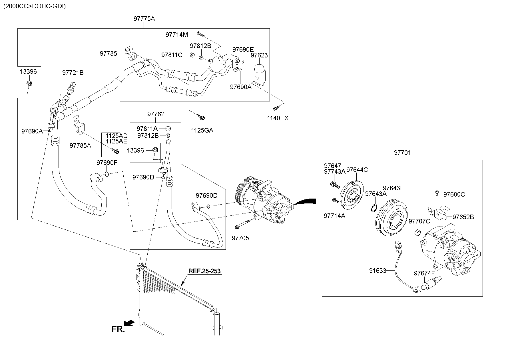 Aircon System Cooler Line